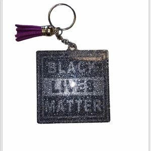 Handmade Black Lives Matter (BLM) Keychain